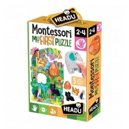 Primul meu puzzle jungla Montessori Headu